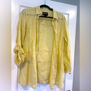 COPY - Tahari 100% Linen Top